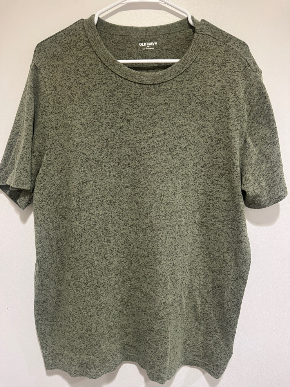 Old Navy Men's Olive Green Crew Tee LT